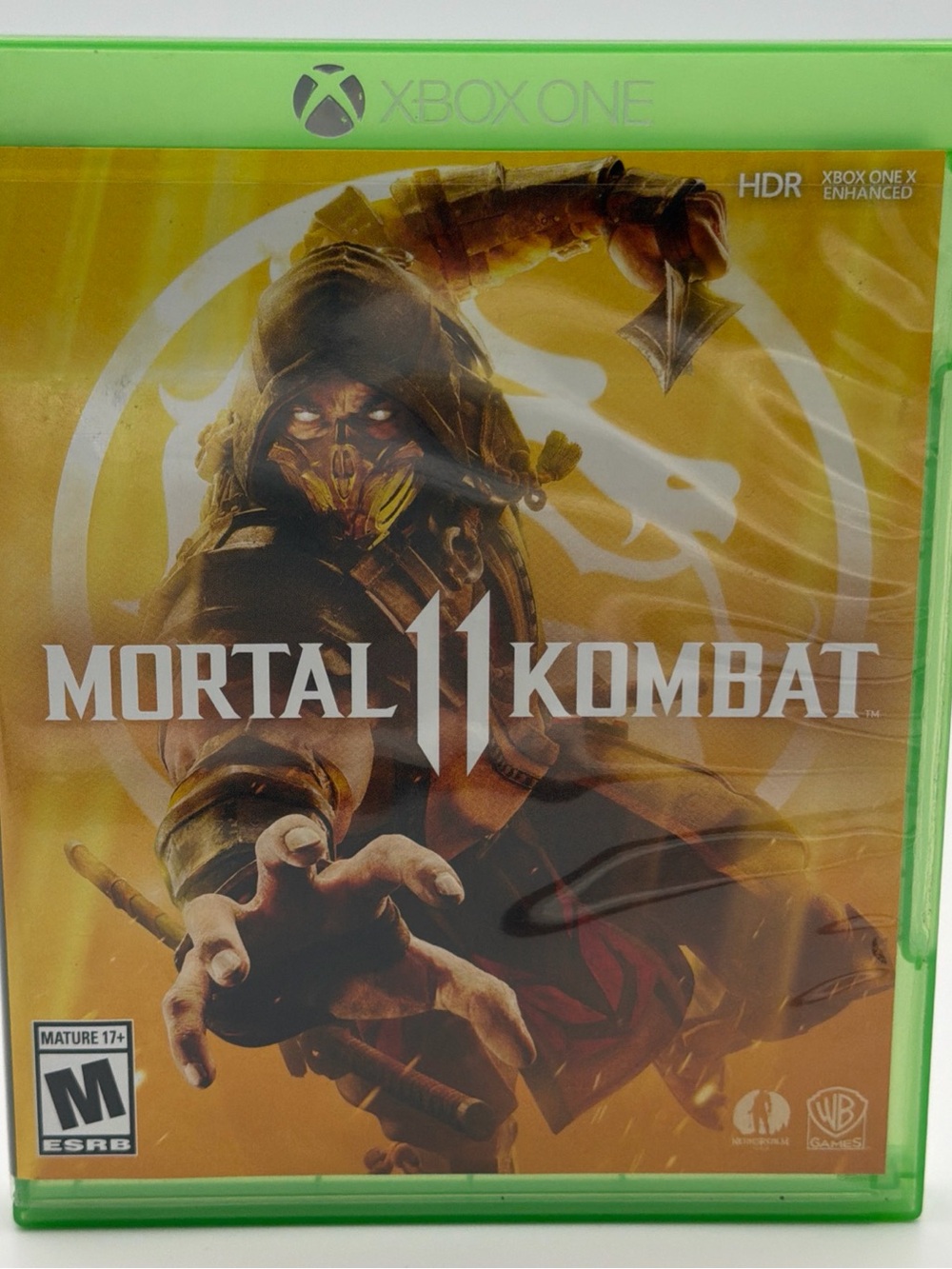 Mortal Kombat 11 Xbox One - Yellow Cover Art